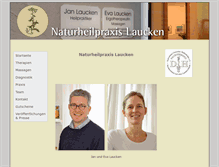 Tablet Screenshot of naturheilpraxis-laucken.de